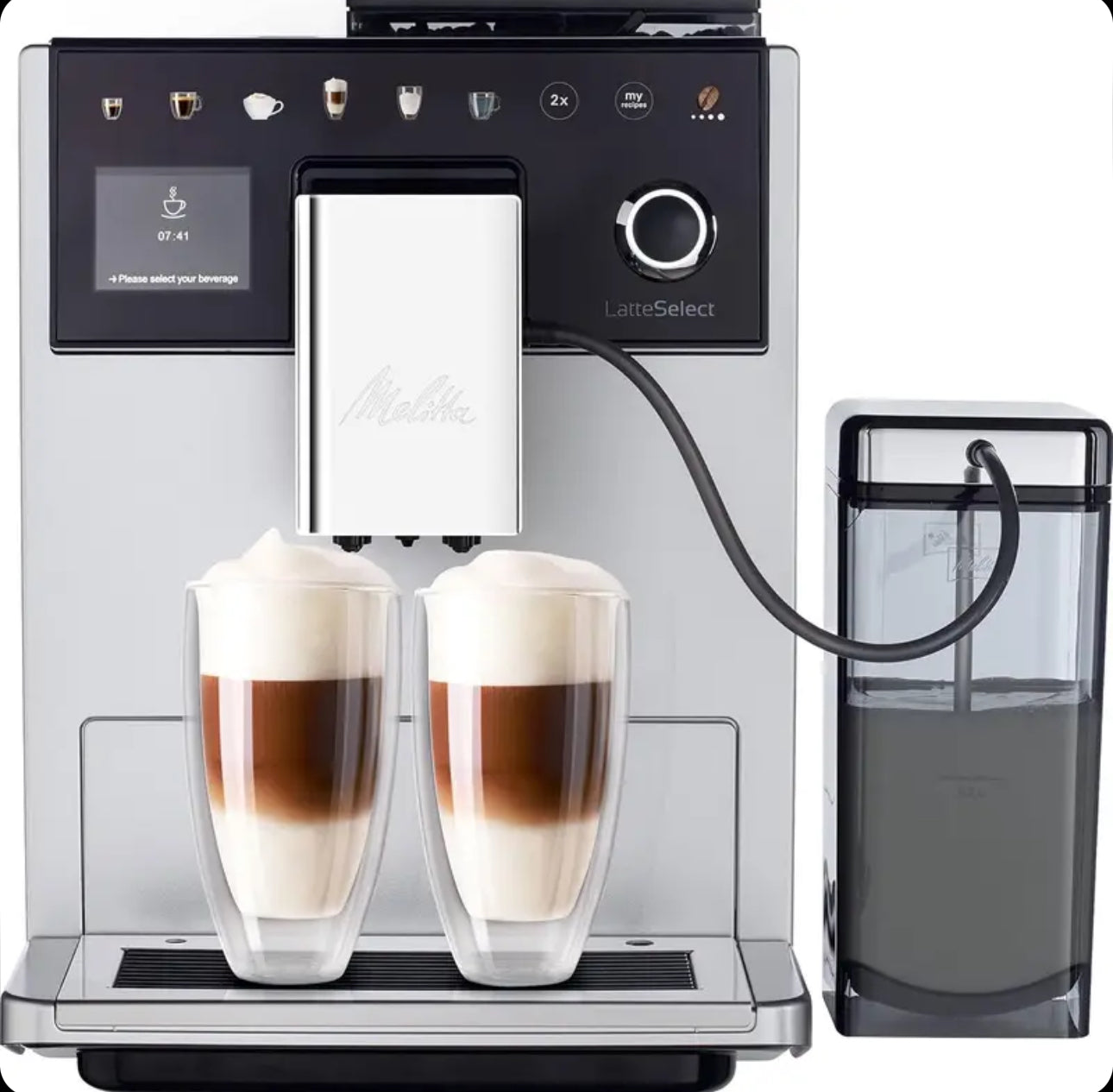 Melitta Latteselect super-automatic coffee machine