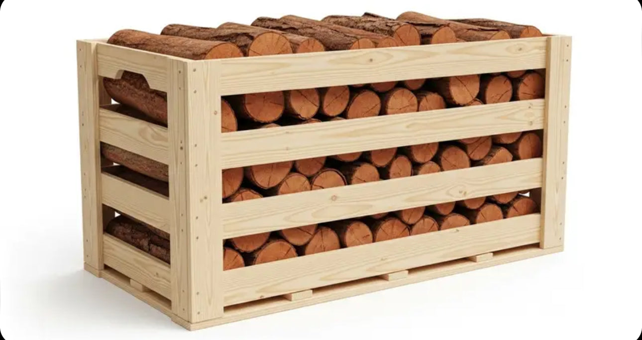 Ecoblaze Kiln Dried Hardwood Firewood Alder Logs for Wood Burners