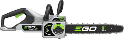 Ego CS1610E Battery-Powered Chainsaw, Chervon 56V Engine, 40cm Bar Length