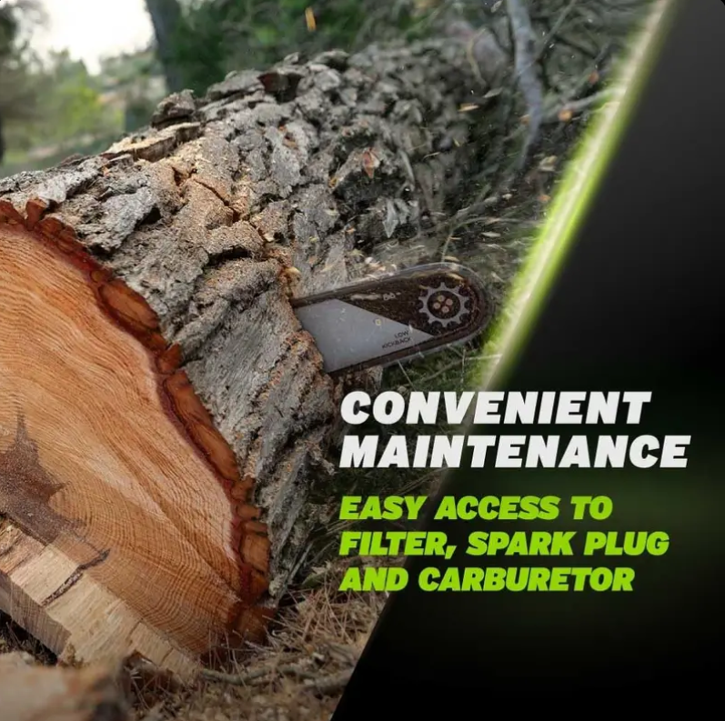 Greencut GS750X 2-stroke petrol chainsaw, 75cc, 4.8hp