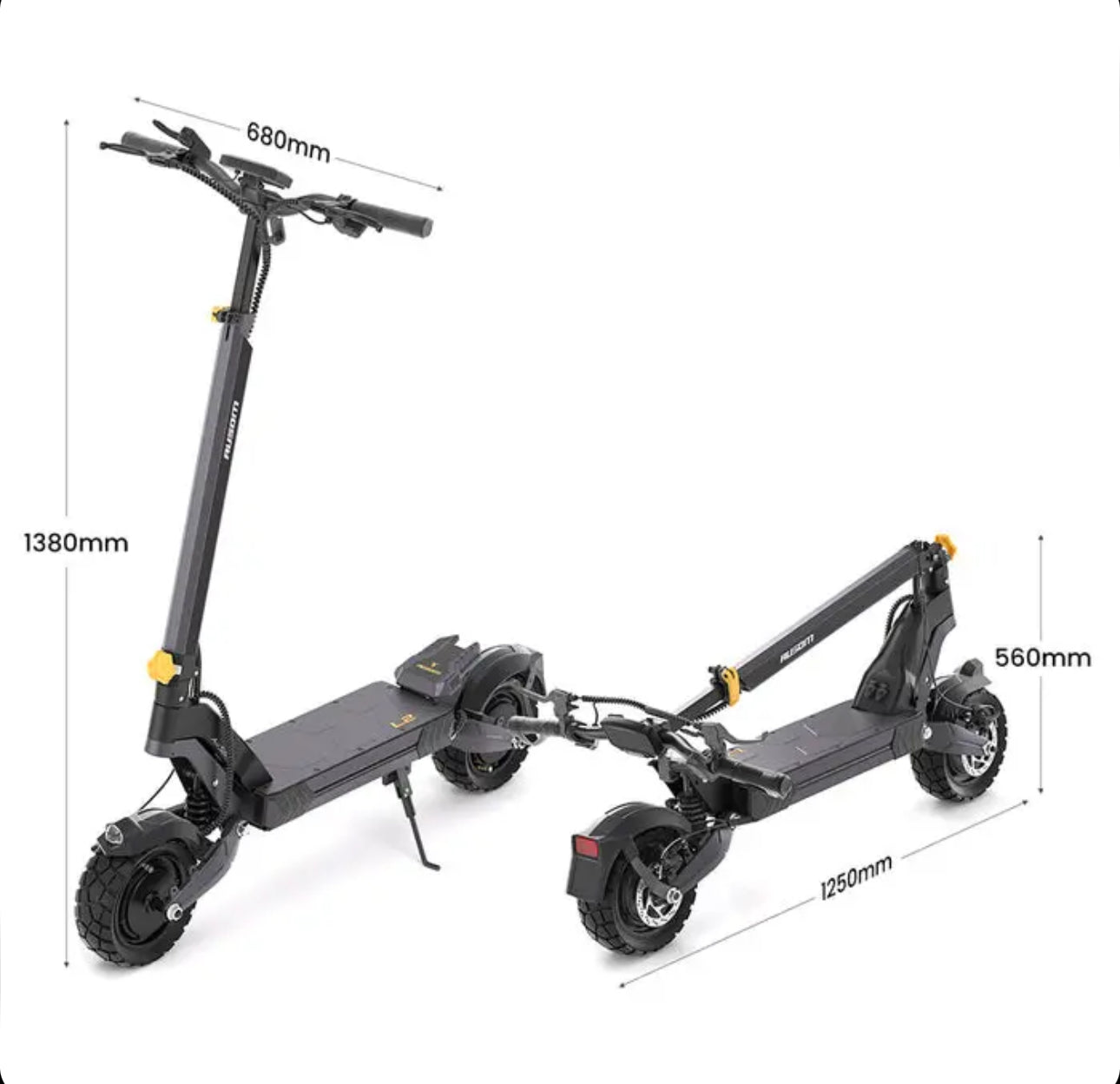 Electric Ausom L2 Max Dual Motor Electric Scooter 48V 20.8Ah