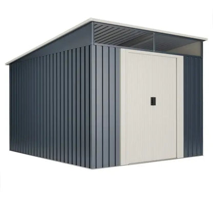 Slevik 6.6 m2 metal garden shed