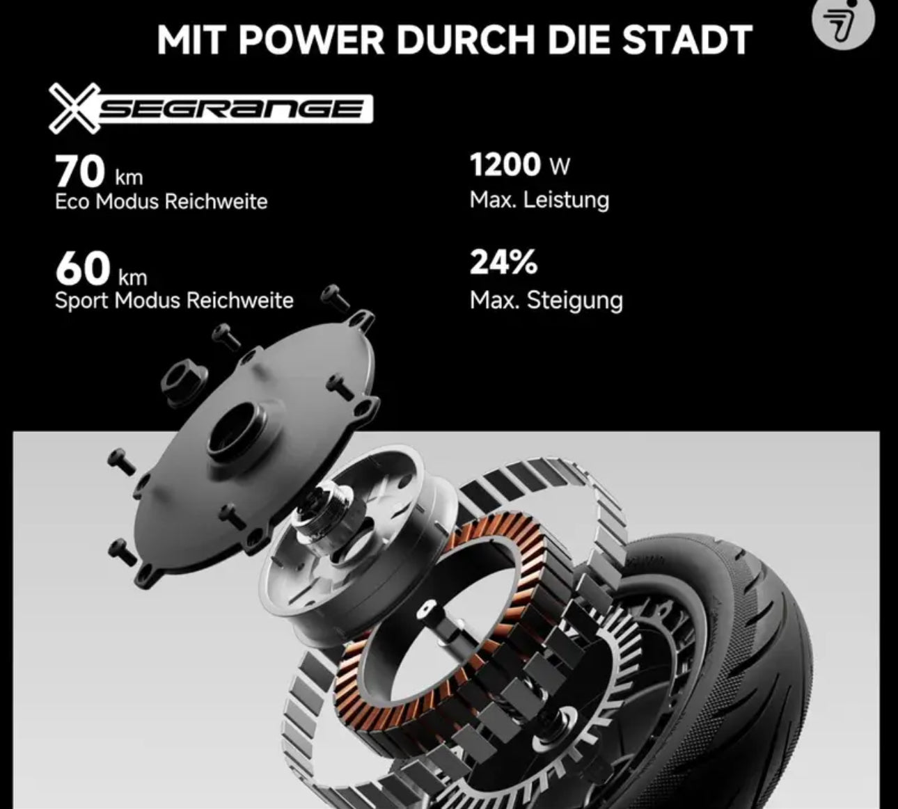 Segway Ninebot Segway Ninebot F3 Pro Nero