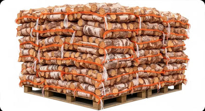 80 Nets – Kiln Dried Birch Logs