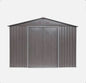 Metal garden shed with anchoring kit, 5.9m²