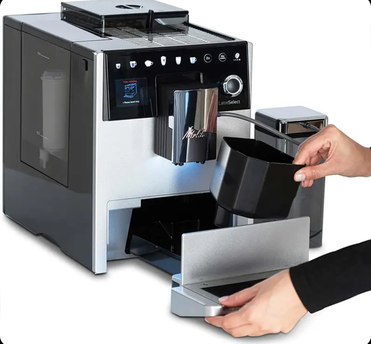 Melitta Latteselect super-automatic coffee machine