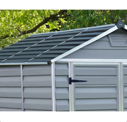 Canopia Skylight Polycarbonate Garden Shed 303X185X217 cm Grey