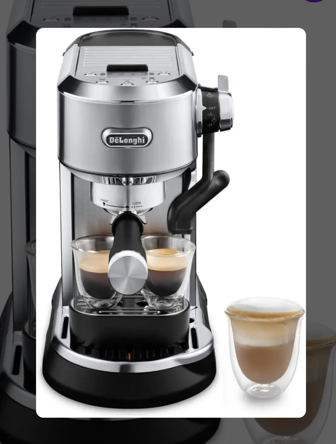 De'Longhi Dedica Maestro Plus EC950.M Semi-Automatic Espresso Machine