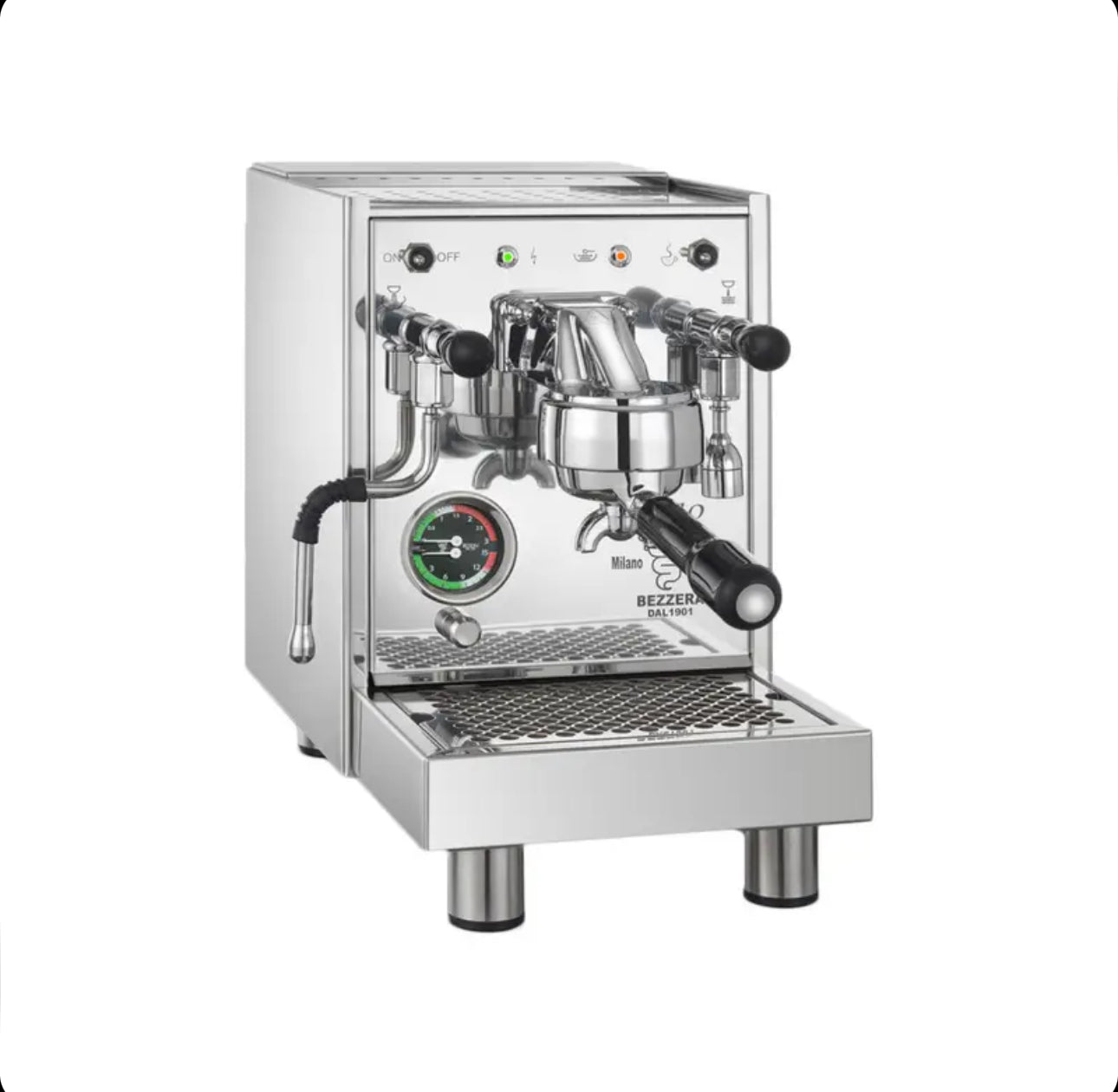 Countertop premium Bezzera BZ10 S PM Espresso Machine, Rotary Valves, Portafilter Machine made in Italy with 2 years warranty