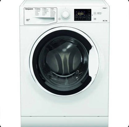 Hotpoint 8KG/6KG White Freestanding Washer Dryer ndb8635wuk