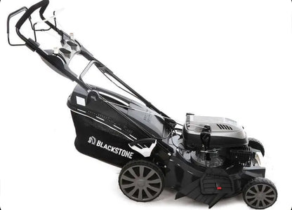 Blackstone SP530 Deluxe self-propelled lawnmower: collection, mulching, side discharge, rear discharge