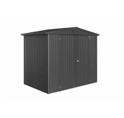 Biohort Europa garden shed, thickness 0.5 mm, 203x244x156 cm, grey, 2 batt.