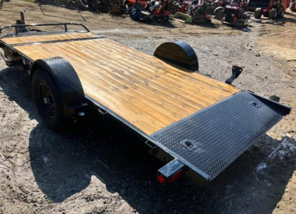 7 X 16 Interstate Full Bed Single Axle Tilt 7K Trailer