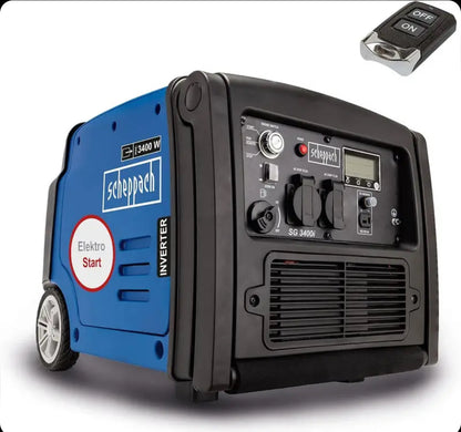 Scheppach SG3400i – 3400W Inverter Generator with Remote Control