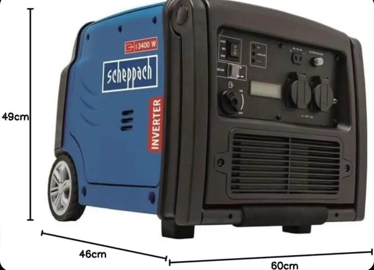 Scheppach SG3400i – 3400W Inverter Generator with Remote Control