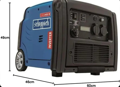 Scheppach SG3400i – 3400W Inverter Generator with Remote Control