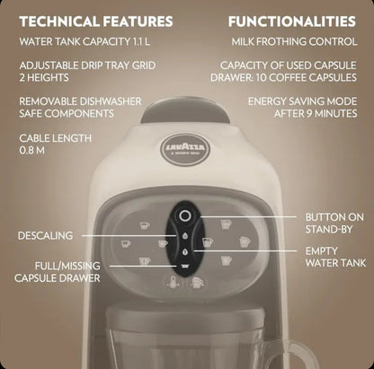 Lavazza Deséa Coffee Machine with Capsules