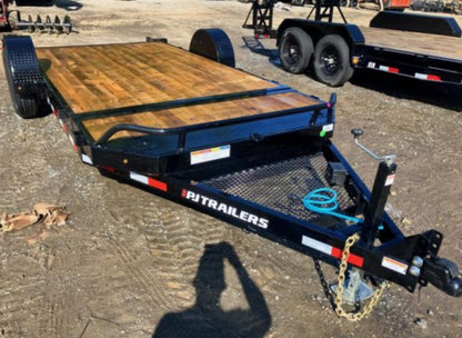 7 X 16 Interstate Full Bed Single Axle Tilt 7K Trailer