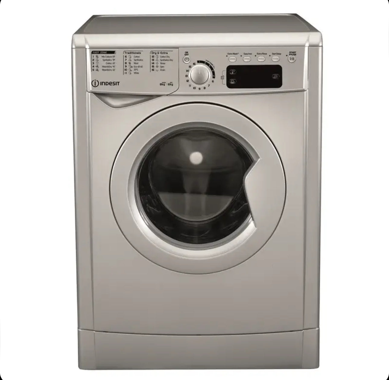 Indesit 8/6kg Washer Dryer cut861483suk