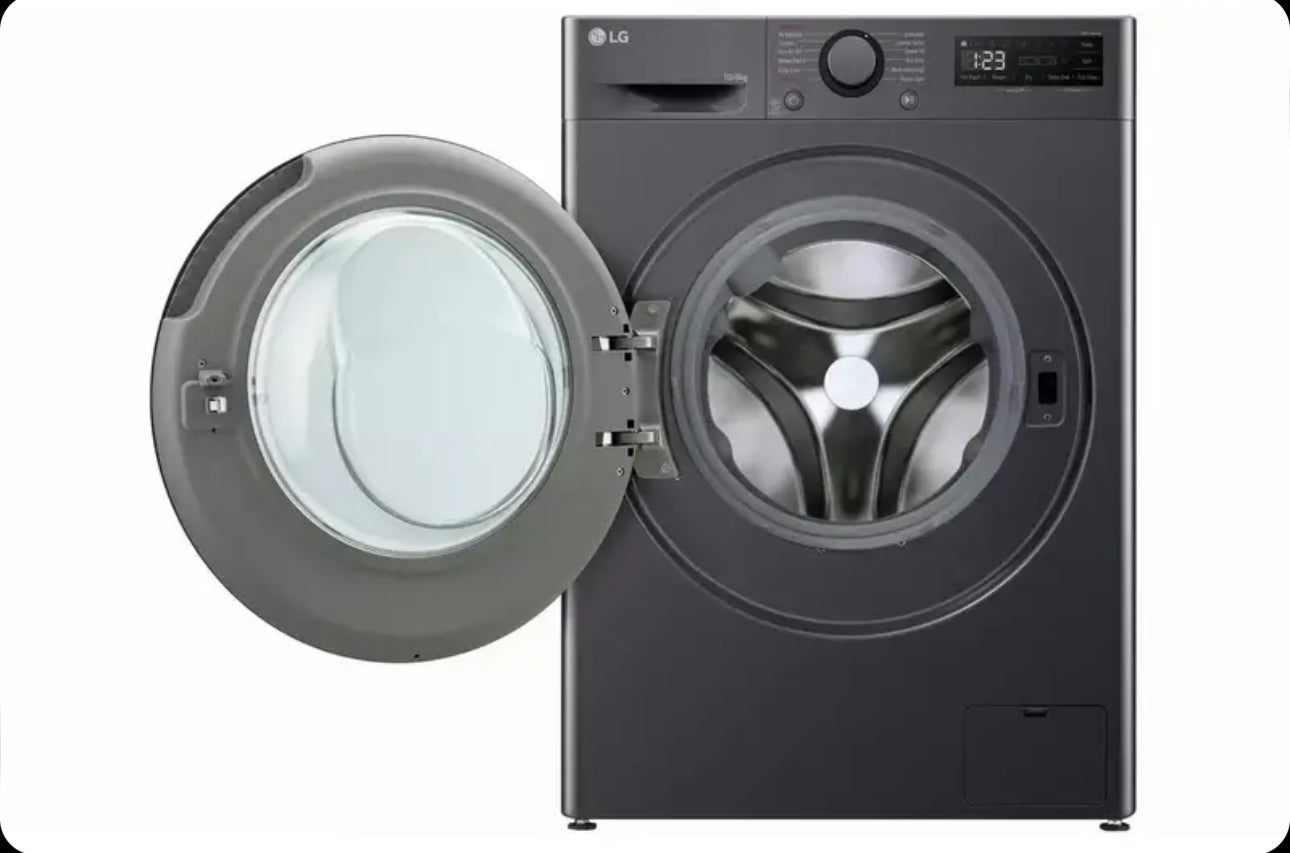 LG 10kg / 6kg TurboWash AI Direct Drive Washer Dryer cuyt806gbop