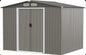 Garden Shed 260 x 207 x 181 cm Outdoor Sheds with 4 Shutters