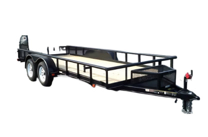 6 X 16 Carry-On Tandem Utility 7K Pipe Top Trailer