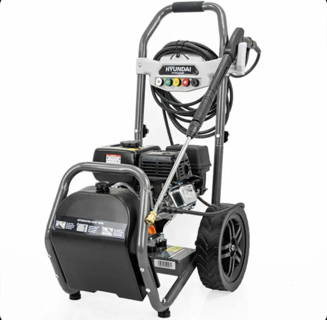 Hyundai hyw3400p 3400psi 210cc Petrol Pressure Washer