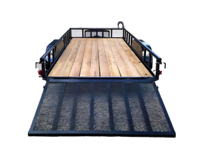 6 X 16 Carry-On Tandem Utility 7K Pipe Top Trailer