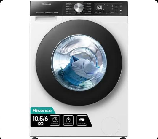 Hisense 5S Series Auto Dosing WD5S1045BW WiFi-enabled 10.5 kg Washer Dryer