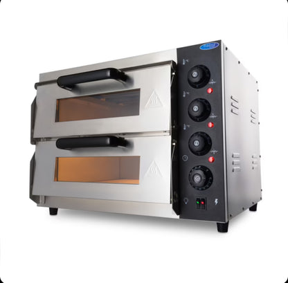 Pizza oven suitable for 2 pizzas of Ø40cm
