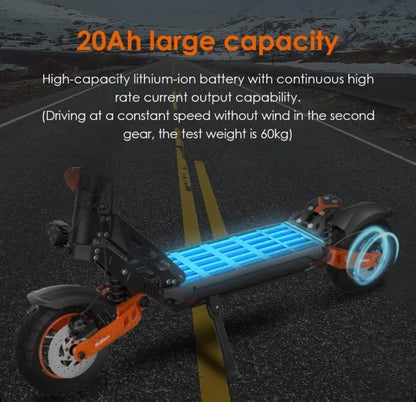 KUKIRIN G2 MAX 10-inch Electric Scooter, 48V 20Ah, 55km/h, 1000W Motor GT-E