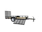 Carry-On Trailer 6-Ft X 12-Ft Treated Lumber Utility Trailer With Ramp Gate