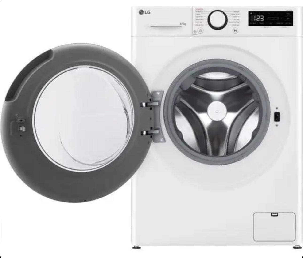 LG AI Direct Drive FCU385WWTL 8 kg Washer Dryer