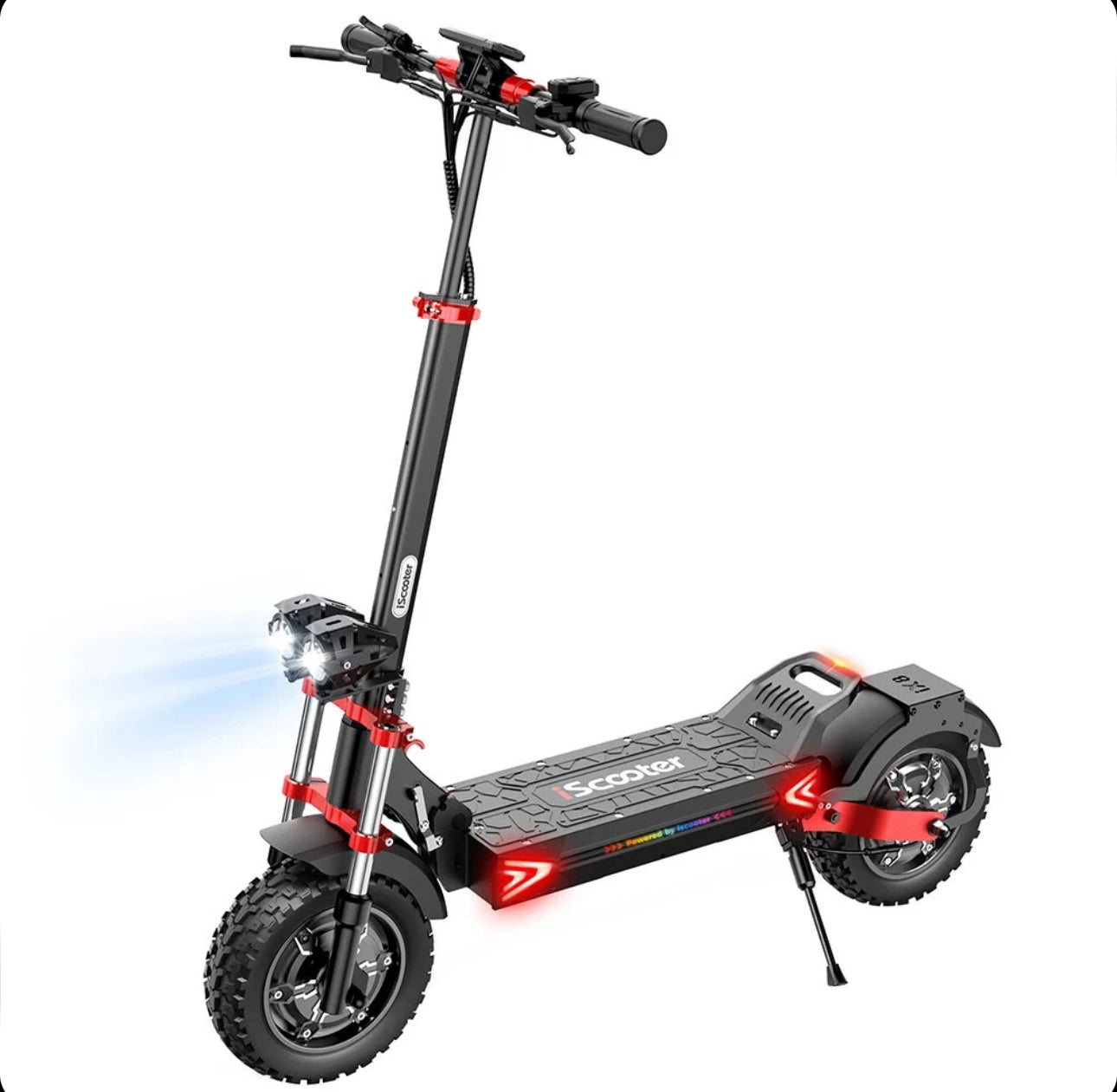 iscooter [EU DIRECT] Refurbished iScooter iX8 Electric Scooter 20Ah 48V 1200W*2 Dual Motor 12 inch Folding Electric Scooter Moped 65-70KM Mileage Electric Scooter