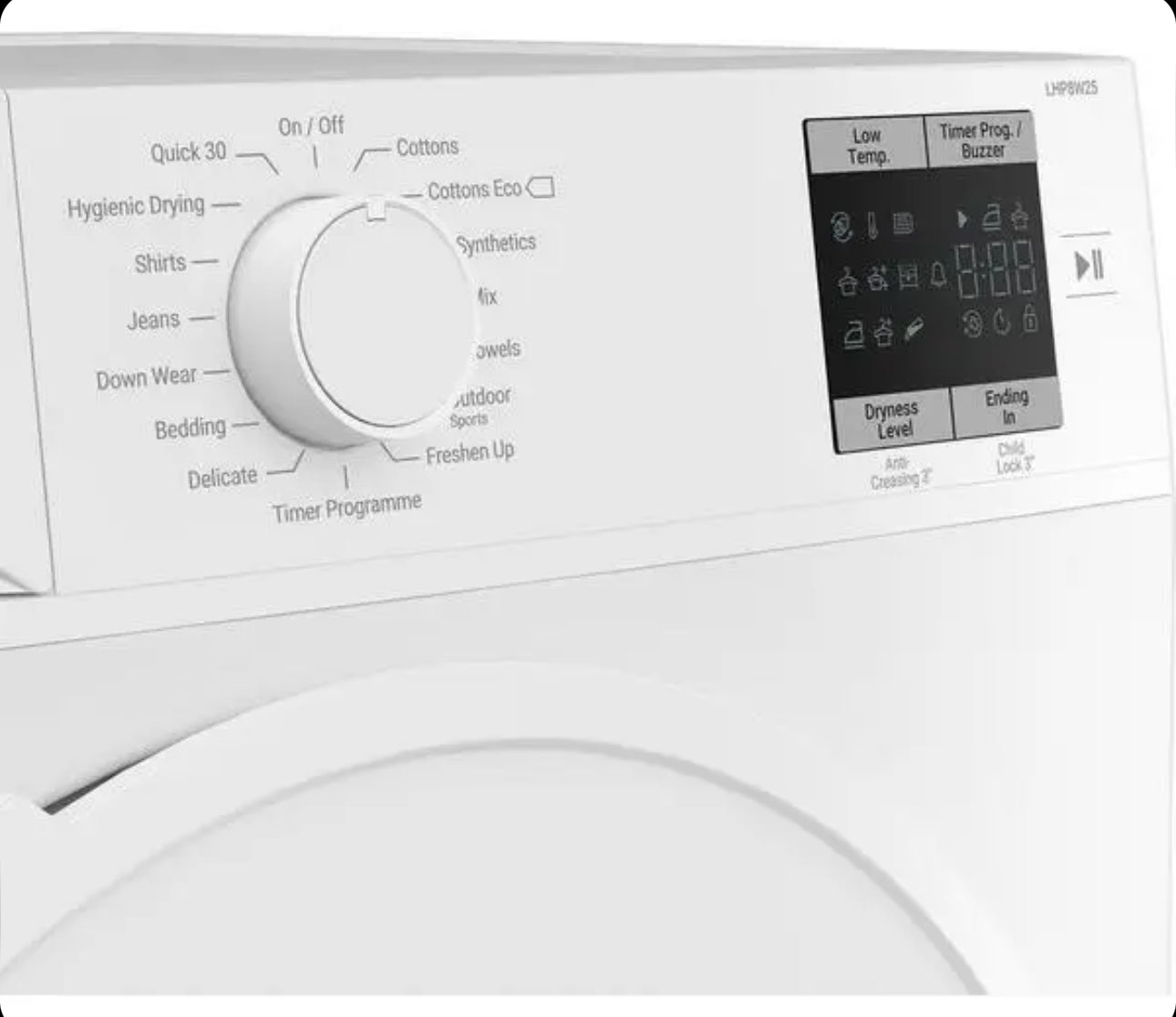 LOGIK LHP8W25 8 kg Heat Pump Tumble Dryer