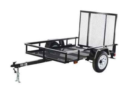 Carry-On Trailer 4-Ft X 7-Ft Steel Mesh Utility Trailer