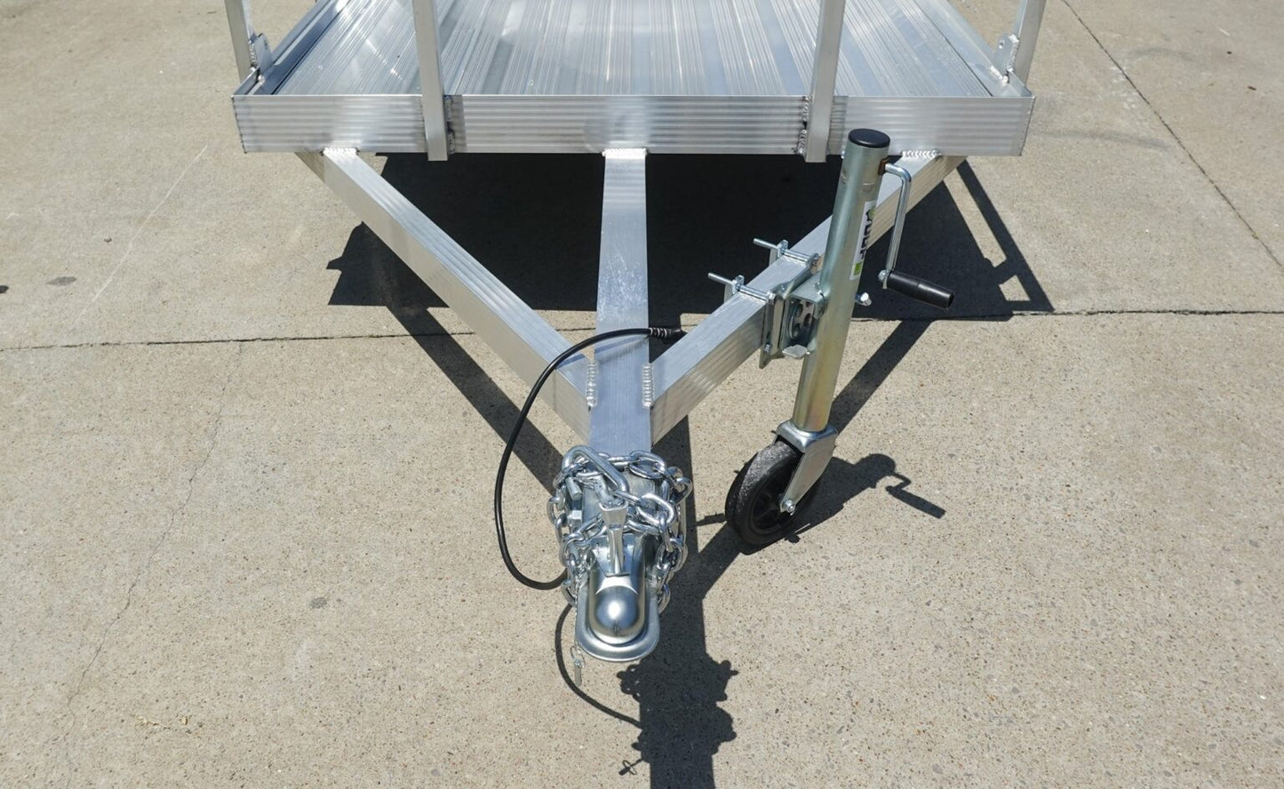 5′ x 10′ Aluminum Utility Trailer with Gate and Mag Wheels – 3500 lb Axle